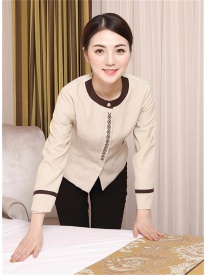 保潔服一?？坌』ㄟ?米黃
